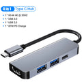 Adaptador USB para Macbook Air Pro USB3.0 HUB TF SD Multi Conversor